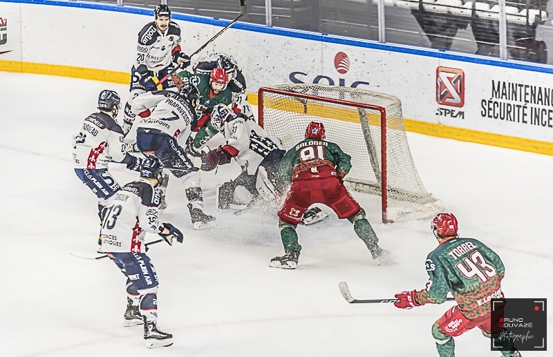 Photo hockey Ligue Magnus - Ligue Magnus : 19me journe : Cergy-Pontoise vs Angers  - Les Ducs enchainent chez les Jokers