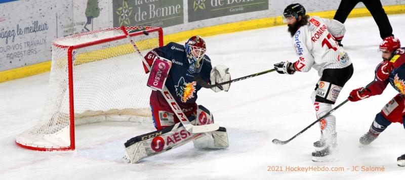 Photo hockey Ligue Magnus - Ligue Magnus : 19me journe : Grenoble  vs Amiens  - Amiens remonte au classement et s