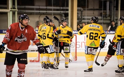 Photo hockey Ligue Magnus - Ligue Magnus : 1re journe : Chamonix  vs Rouen - Les Pionniers s