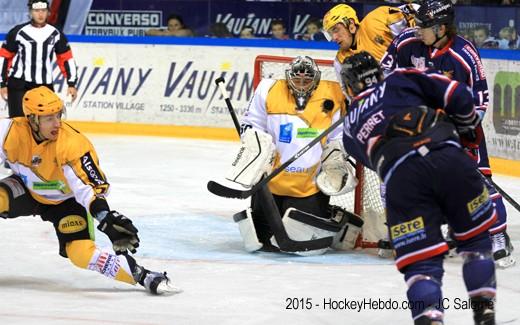 Photo hockey Ligue Magnus - Ligue Magnus : 1re journe : Grenoble  vs Strasbourg  - Grenoble perd son a-Bourdages