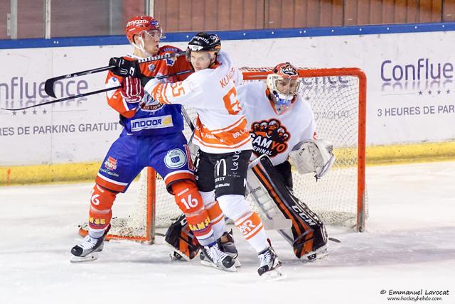 Photo hockey Ligue Magnus - Ligue Magnus : 1re journe : Lyon vs Epinal  - Lyon au finish