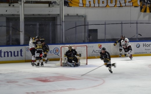 Photo hockey Ligue Magnus - Ligue Magnus : 1re journe : Rouen vs Bordeaux - LM : Rouen dans la difficult.