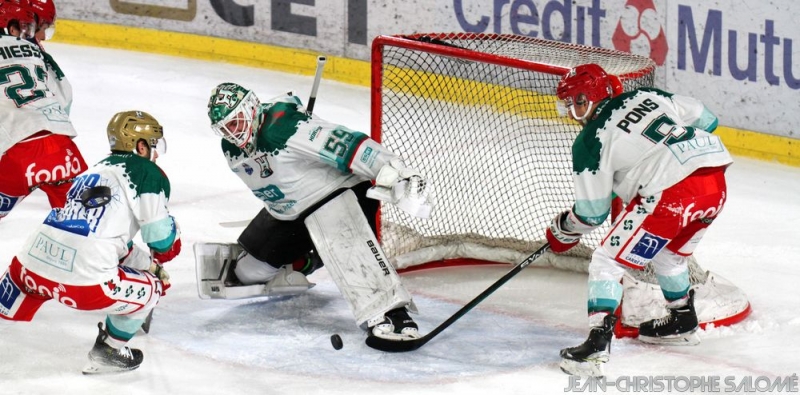 Photo hockey Ligue Magnus - Ligue Magnus : 20me journe : Grenoble  vs Anglet - Garnier blanchit  nouveau Anglet 