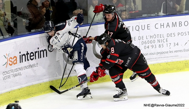 Photo hockey Ligue Magnus - Ligue Magnus : 20ème journée : Nice vs Angers  - Les Ducs s’imposent aux tirs aux buts