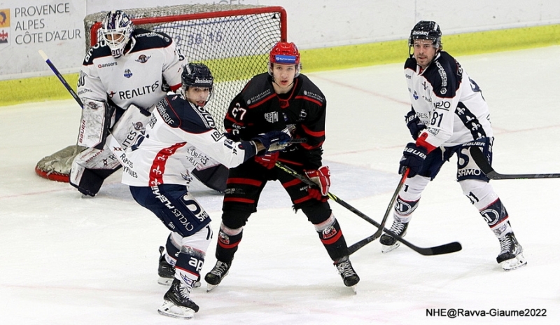 Photo hockey Ligue Magnus - Ligue Magnus : 20ème journée : Nice vs Angers  - Les Ducs s’imposent aux tirs aux buts