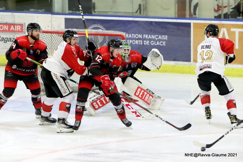 Photo hockey Ligue Magnus - Ligue Magnus : 20me journe : Nice vs Chamonix  - Les Aigles assomment les Pionniers