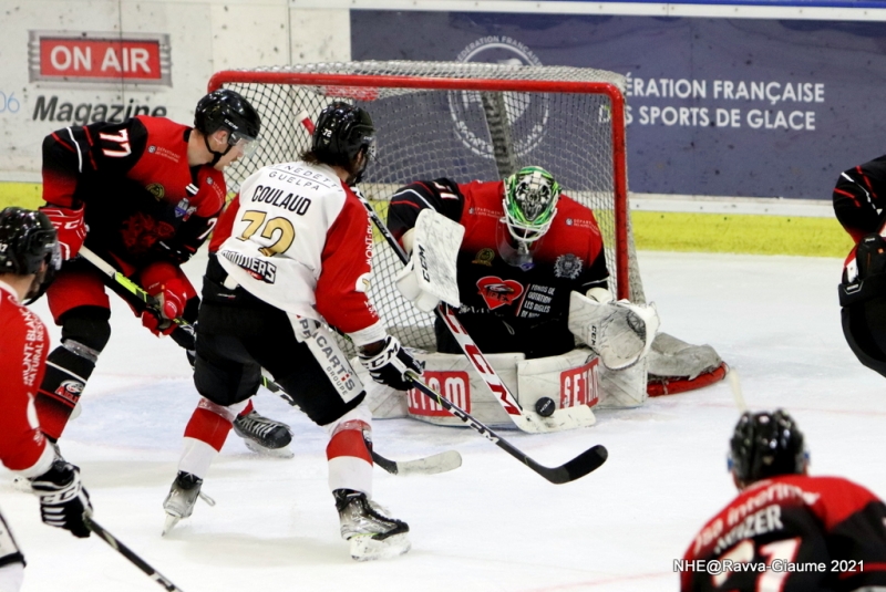 Photo hockey Ligue Magnus - Ligue Magnus : 20me journe : Nice vs Chamonix  - Les Aigles assomment les Pionniers