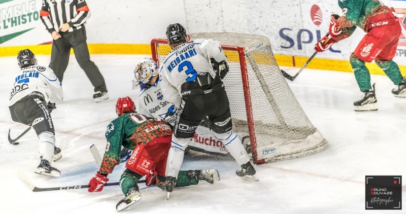 Photo hockey Ligue Magnus - Ligue Magnus : 21me journe : Cergy-Pontoise vs Gap  - Les Jokers font le job face aux Rapaces