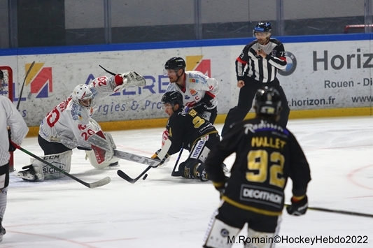 Photo hockey Ligue Magnus - Ligue Magnus : 21me journe : Rouen vs Amiens  - LM : Rouen remporte un derby muscl
