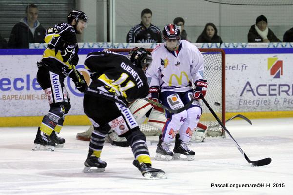 Photo hockey Ligue Magnus - Ligue Magnus : 21me journe : Rouen vs Grenoble  - Rouen en costaud