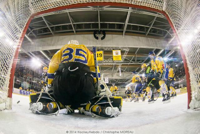 Photo hockey Ligue Magnus - Ligue Magnus : 21me journe : Strasbourg  vs Dijon  - Dijon force sa bonne toile