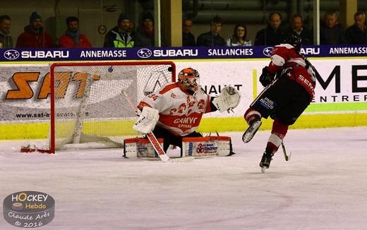 Photo hockey Ligue Magnus - Ligue Magnus : 22me journe : Chamonix / Morzine vs Epinal  - Bogdanoff met les Pionniers sur orbite