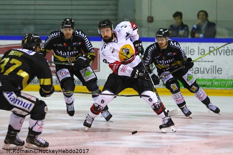 Photo hockey Ligue Magnus - Ligue Magnus : 22me journe : Rouen vs Chamonix  - La bonne opration des Dragons