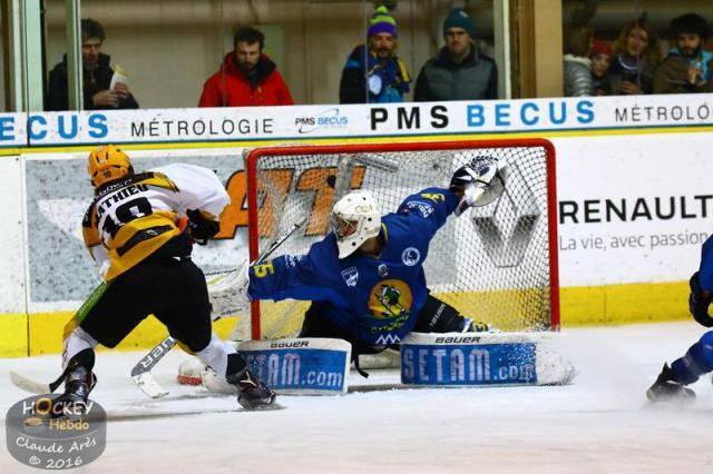 Photo hockey Ligue Magnus - Ligue Magnus : 23me journe : Chamonix  vs Strasbourg  - Les Chamois sabotent lEtoile Noire