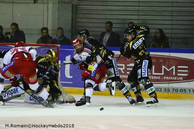 Photo hockey Ligue Magnus - Ligue Magnus : 23me journe : Rouen vs Grenoble  - LM : Rouen gagne son duel des leaders