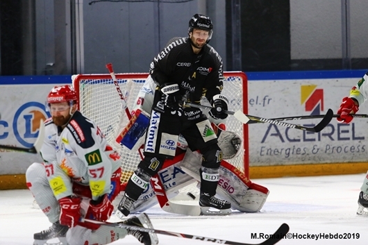Photo hockey Ligue Magnus - Ligue Magnus : 23me journe : Rouen vs Grenoble  - LM : victoire des Dragons avec les tripes et la fiert