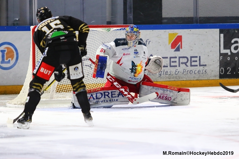 Photo hockey Ligue Magnus - Ligue Magnus : 23me journe : Rouen vs Grenoble  - LM : victoire des Dragons avec les tripes et la fiert
