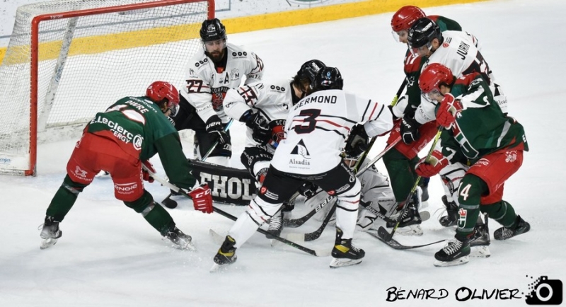 Photo hockey Ligue Magnus - Ligue Magnus : 24me journe : Cergy-Pontoise vs Mulhouse - Les Jokers enfoncent les Scorpions