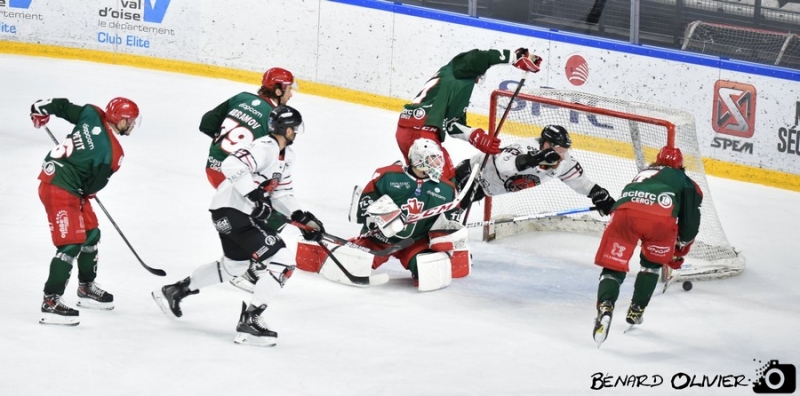 Photo hockey Ligue Magnus - Ligue Magnus : 24me journe : Cergy-Pontoise vs Mulhouse - Les Jokers enfoncent les Scorpions