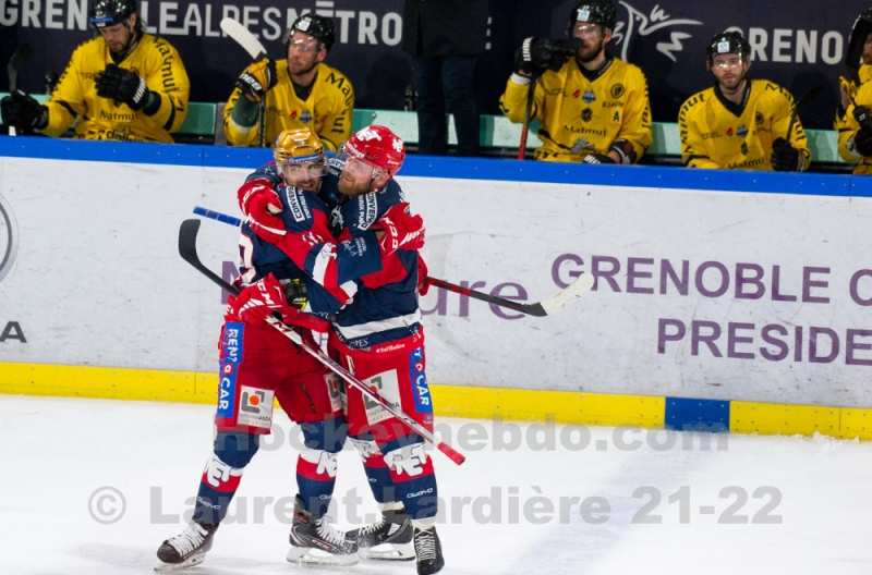 Photo hockey Ligue Magnus - Ligue Magnus : 24me journe : Grenoble  vs Rouen - Grenoble bat le champion en titre ! 