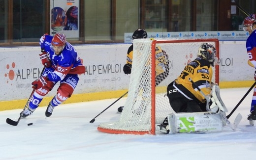 Photo hockey Ligue Magnus - Ligue Magnus : 24me journe : Lyon vs Strasbourg  - Lyon au forceps