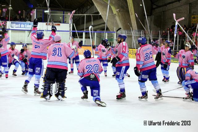 Photo hockey Ligue Magnus - Ligue Magnus : 25me journe  : Villard-de-Lans vs Mulhouse - Villard voit la vie en rose !