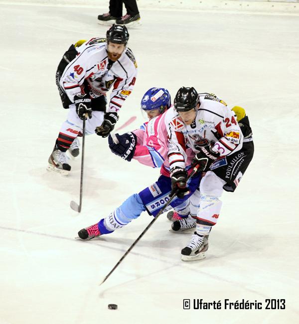 Photo hockey Ligue Magnus - Ligue Magnus : 25me journe  : Villard-de-Lans vs Mulhouse - Villard voit la vie en rose !