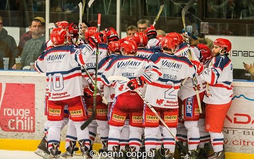 Photo hockey Ligue Magnus - Ligue Magnus : 25me journe : Chamonix / Morzine vs Grenoble  - La flamme survit pour les Brleurs