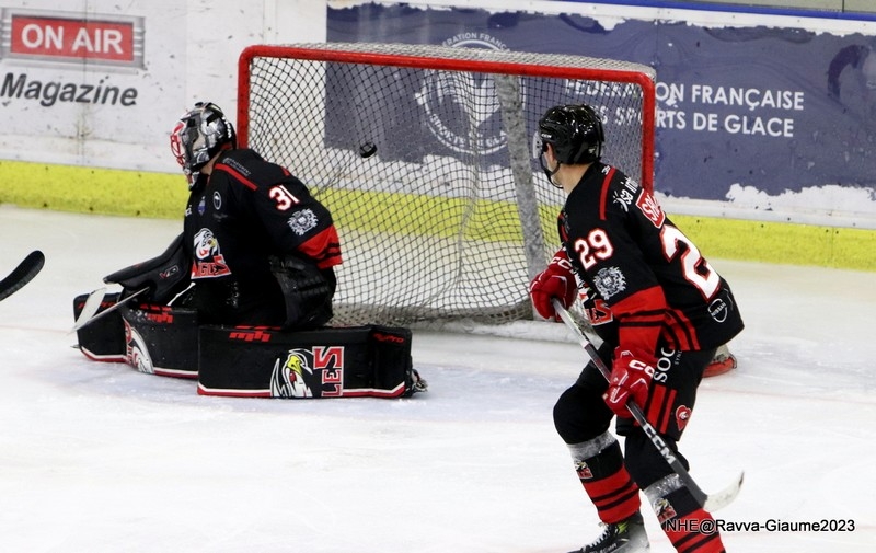 Photo hockey Ligue Magnus - Ligue Magnus : 25me journe : Nice vs Chamonix  - Les Aigles poussent pour les playoffs
