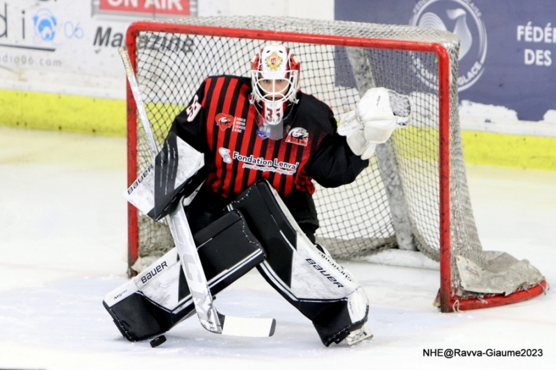 Photo hockey Ligue Magnus - Ligue Magnus : 25me journe : Nice vs Chamonix  - Les Aigles poussent pour les playoffs