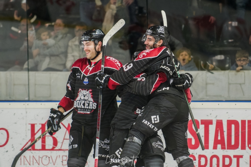 Photo hockey Ligue Magnus - Ligue Magnus : 26me journe : Bordeaux vs Cergy-Pontoise - Les Boxers arrachent deux points aux TaB. 