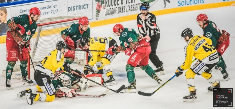 Photo hockey Ligue Magnus - Ligue Magnus : 26me journe : Cergy-Pontoise vs Rouen - Les Dragons sen sortent par un trou de souris