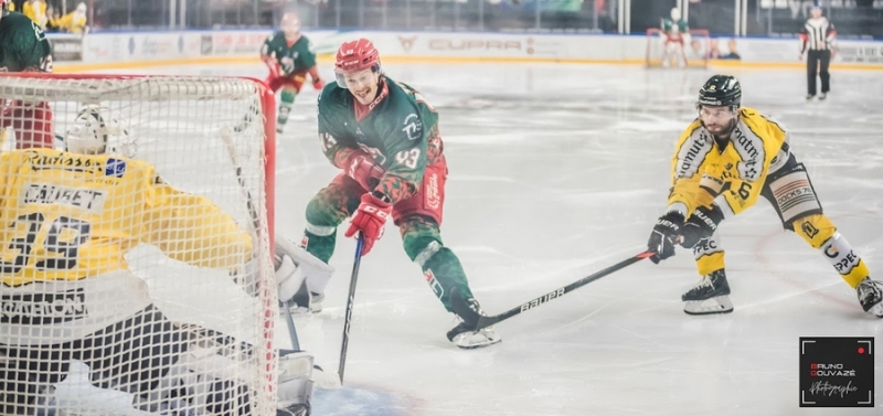 Photo hockey Ligue Magnus - Ligue Magnus : 26me journe : Cergy-Pontoise vs Rouen - Les Dragons sen sortent par un trou de souris