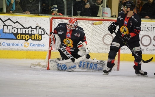 Photo hockey Ligue Magnus - Ligue Magnus : 26me journe : Chamonix  vs Anglet - Les Pionniers matrisent Anglet