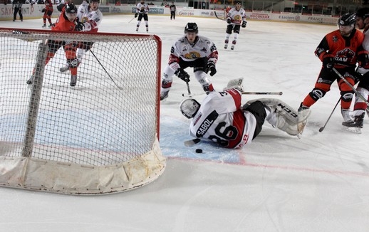 Photo hockey Ligue Magnus - Ligue Magnus : 26me journe : Epinal  vs Chamonix  - pinal le livre et Chamonix la tortue