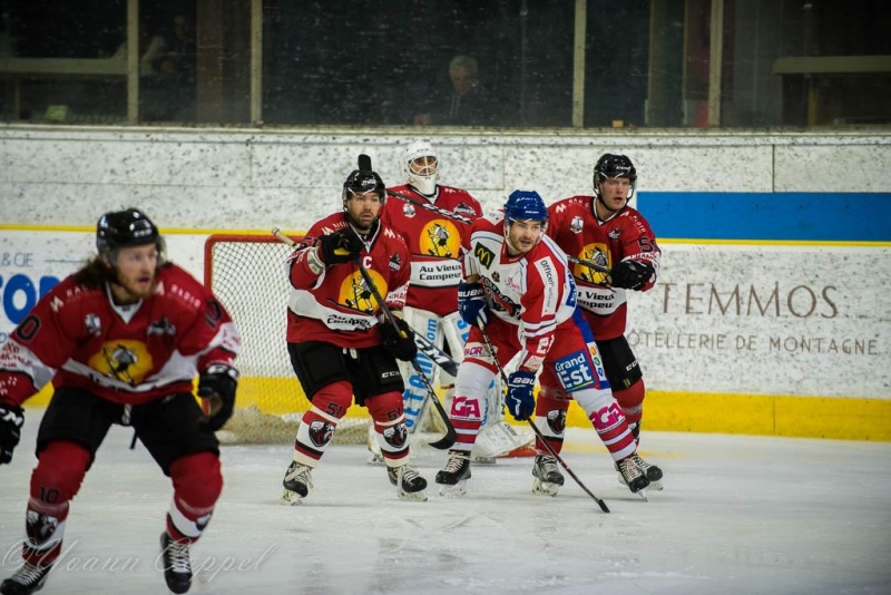 Photo hockey Ligue Magnus - Ligue Magnus : 27me journe : Chamonix  vs Mulhouse - Raction  point nomm de Chamonix