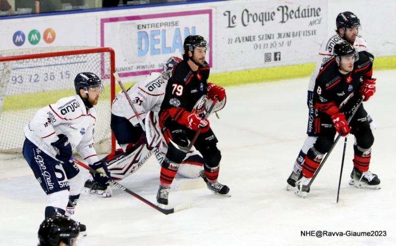 Photo hockey Ligue Magnus - Ligue Magnus : 27me journe : Nice vs Angers  - Rveil trop tardif 