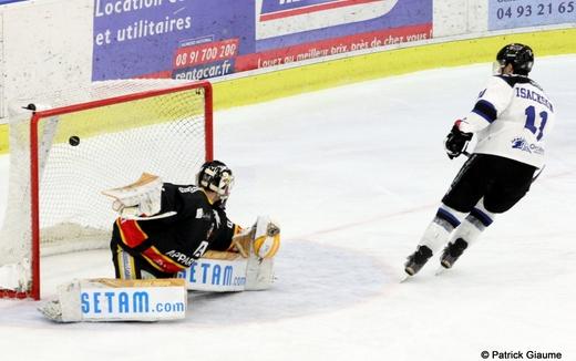 Photo hockey Ligue Magnus - Ligue Magnus : 27me journe : Nice vs Gap  - LM : Les Rapaces dplument les Aigles