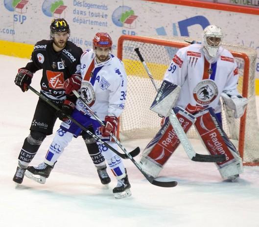 Photo hockey Ligue Magnus - Ligue Magnus : 28me journe : Amiens  vs Lyon - LM : Pintaric fait rugir les siens