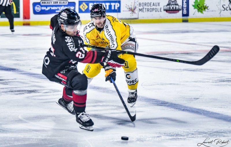 Photo hockey Ligue Magnus - Ligue Magnus : 28me journe : Bordeaux vs Rouen - Trs grande performance des Boxers !