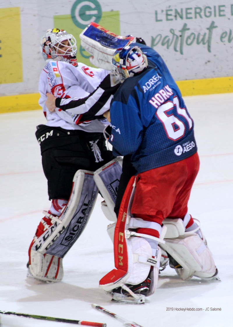 Photo hockey Ligue Magnus - Ligue Magnus : 29me journe : Grenoble  vs Amiens  - Rude combat ! 