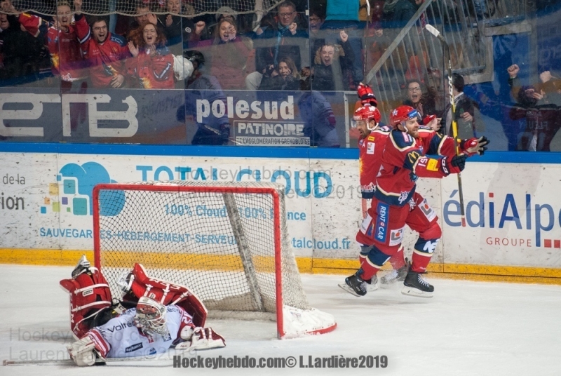 Photo hockey Ligue Magnus - Ligue Magnus : 29me journe : Grenoble  vs Bordeaux - Une prolongation pour dbuter 2019 !
