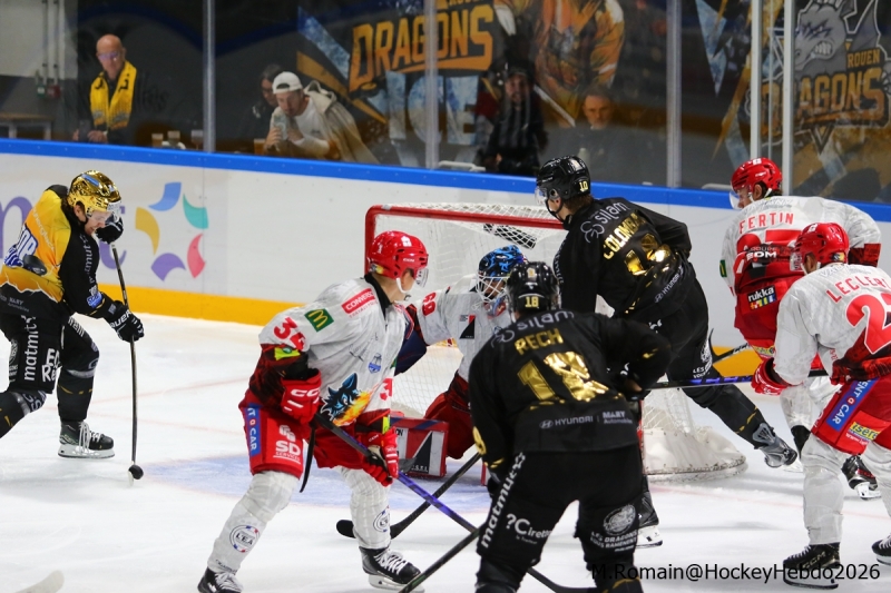 Photo hockey Ligue Magnus - Ligue Magnus : 2ème journée : Rouen vs Grenoble - Les dragons s’adjugent le classico. Photo hockey Ligue Magnus - Ligue Magnus : 2ème journée : Rouen vs Grenoble - Les dragons s’adjugent le classico.