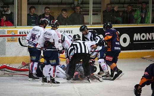 Photo hockey Ligue Magnus - Ligue Magnus : 2me journe : Chamonix  vs Grenoble  - Chamonix en impose