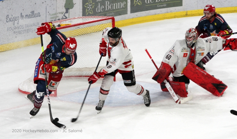 Photo hockey Ligue Magnus - Ligue Magnus : 2me journe : Grenoble  vs Brianon  - LM : Reprise difficile pour les BDL