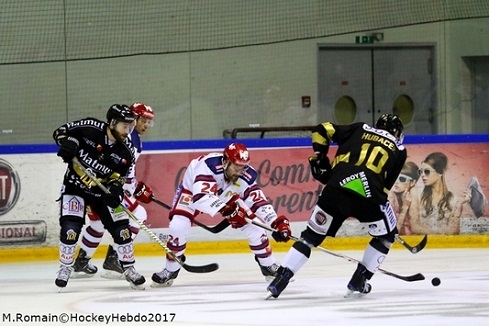 Photo hockey Ligue Magnus - Ligue Magnus : 2me journe : Rouen vs Grenoble  - Des rouennais efficaces