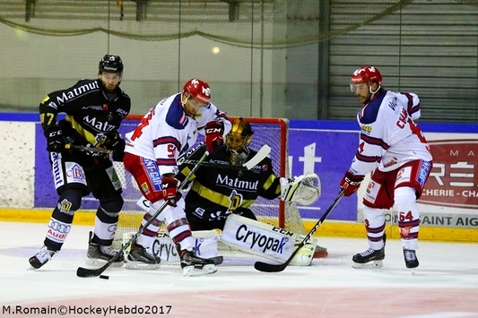 Photo hockey Ligue Magnus - Ligue Magnus : 2me journe : Rouen vs Grenoble  - Des rouennais efficaces