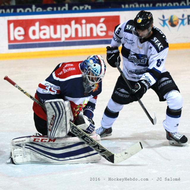 Photo hockey Ligue Magnus - Ligue Magnus : 30me journe : Grenoble  vs Gap  - LM : Gap repasse Grenoble