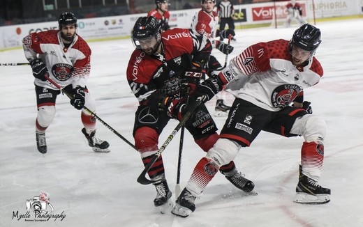 Photo hockey Ligue Magnus - Ligue Magnus : 31me journe : Bordeaux vs Mulhouse - Le coup-double des Scorpions  Mriadeck !
