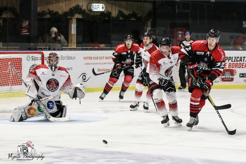 Photo hockey Ligue Magnus - Ligue Magnus : 31me journe : Bordeaux vs Mulhouse - Le coup-double des Scorpions  Mriadeck !